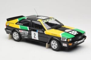 Audi Quattro #2 M. Mouton / F. Pons Audi Sport Rally of 1000 Pistes 1981 Minichamps 1:18 155811122 Metalli — kuva 4 / 6