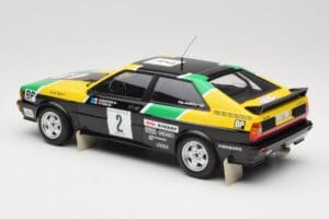 Audi Quattro #2 M. Mouton / F. Pons Audi Sport Rally of 1000 Pistes 1981 Minichamps 1:18 155811122 Metalli — kuva 5 / 6