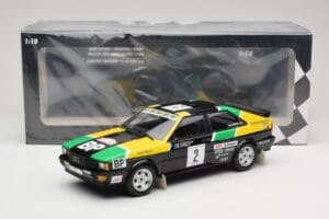 Audi Quattro #2 M. Mouton / F. Pons Audi Sport Rally of 1000 Pistes 1981 Minichamps 1:18 155811122 Metalli — kuva 6 / 6