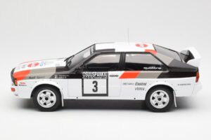 Audi Quattro #3 H. Mikkola / A. Hertz Rally Finland 1982 IXO 1:18 18RMC094A Metalli — kuva 3 / 6