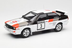 Audi Quattro #3 H. Mikkola / A. Hertz Rally Finland 1982 IXO 1:18 18RMC094A Metalli