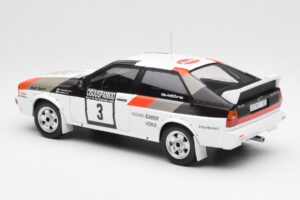 Audi Quattro #3 H. Mikkola / A. Hertz Rally Finland 1982 IXO 1:18 18RMC094A Metalli — kuva 5 / 6