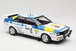 Audi Quattro #4 S. Blomqvist / B. Cederberg Audi Sport Sweden Winners International Swedish Rally 1982 Minichamps 1:18 155821 — kuva 4 / 6