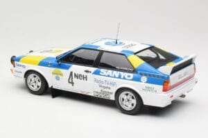 Audi Quattro #4 S. Blomqvist / B. Cederberg Audi Sport Sweden Winners International Swedish Rally 1982 Minichamps 1:18 155821 — kuva 5 / 6