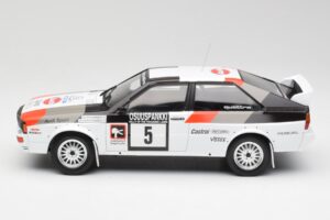 Audi Quattro #5 H. Mikkola / A. Hertz 1000 Lakes Rally 1982 IXO 1:18 18RMC094B Metalli — kuva 3 / 6