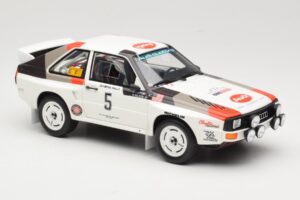 Audi Quattro Sport S1 #5 J. Buffum / N. Wilson Olympus Rally 1986 Otto 1:18 OT1159 Hartsi — kuva 4 / 6