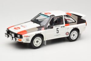 Audi Quattro Sport S1 #5 J. Buffum / N. Wilson Olympus Rally 1986 Otto 1:18 OT1159 Hartsi