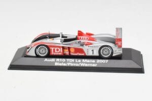 Audi R10 TDI LMP1 #1 F. Biela / E. Pirro / M. Werner 24 Hours of Le Mans 2007 Minichamps 1:43 5020700213 Metalli