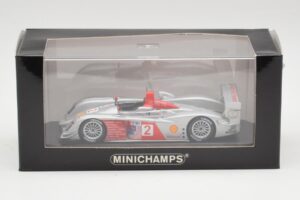 Audi R10 TDI #2 R. Capello / A. McNish Minichamps 1:43 AUDI002 Metalli — kuva 4 / 4