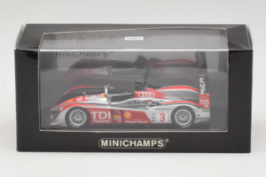 Audi R10 TDI LMP1 #3 L. Luhr / A. Premat 2008 Minichamps 1:43 400089803 Metalli — kuva 4 / 4