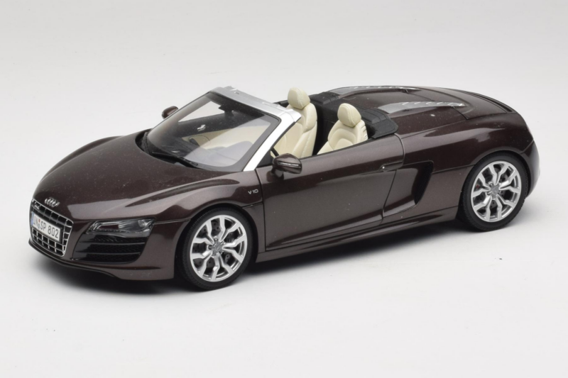 Audi R8 5.2 Spyder Teak Brown Kyosho 1:18 5010918525 Metalli