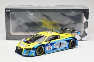 Audi R8 LMS #16 Twin Busch R. Rast / K. Busch 24h Nurburgring 2016 Minichamps 1:18 155161116 Metalli — kuva 6 / 6