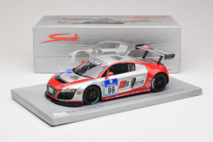 Audi R8 LMS #99 F. Biela / P. Kaffer / M. Fässler / M. Hennerici Phoenix Racing 24 Hours Nürburgring 2009 Spark 1:18 18S041 H — kuva 6 / 6