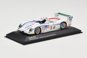 Audi R8 LMP1 #3 J. Lehto / M. Werner / T. Kristensen 24 Hours of Le Mans Winner 2005 Minichamps 1:43 400051303 Metalli — kuva 2 / 4