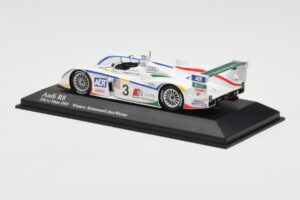 Audi R8 LMP1 #3 J. Lehto / M. Werner / T. Kristensen 24 Hours of Le Mans Winner 2005 Minichamps 1:43 400051303 Metalli — kuva 3 / 4