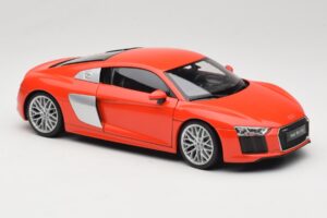 Audi R8 V10 Punainen Welly 1:18 18052W Metalli — kuva 6 / 8