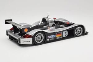 Audi R8R LMP #8 F. Biela / E. Pirro / D. Theys 24 Hours of Le Mans 1999 Maisto 1:18 538881 Metalli — kuva 3 / 8