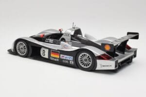 Audi R8R LMP #8 F. Biela / E. Pirro / D. Theys 24 Hours of Le Mans 1999 Maisto 1:18 538881 Metalli — kuva 7 / 8