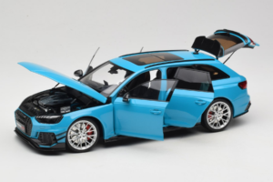 Audi RS4 B9 Avant Darwin Pro Sininen Kilo Works 1:18 KLW002303 Metalli — kuva 2 / 8