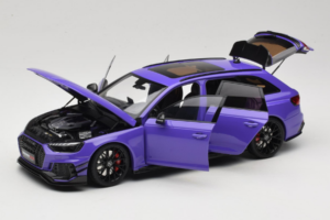 Audi RS4 B9 Avant Darwin Pro Violetti Kilo Works 1:18 KLW002301 Metalli — kuva 2 / 8