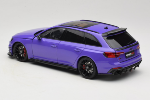 Audi RS4 B9 Avant Darwin Pro Violetti Kilo Works 1:18 KLW002301 Metalli — kuva 7 / 8