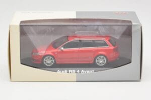 Audi RS4 B7 Avant Punainen Minichamps 1:43 5010509213 Metalli — kuva 4 / 4