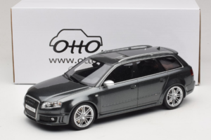 Audi RS4 B7 Harmaa Otto 1:18 OT721 Hartsi — kuva 6 / 6