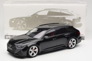 Audi RS6 C8 Avant Black Metallic Minichamps 1:18 155018014 Metalli — kuva 6 / 6