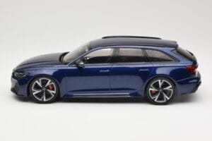 Audi RS6 C8 Avant Blue Metallic Minichamps 1:18 155018011 Metalli — kuva 3 / 6