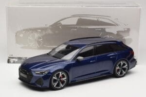 Audi RS6 C8 Avant Blue Metallic Minichamps 1:18 155018011 Metalli — kuva 6 / 6