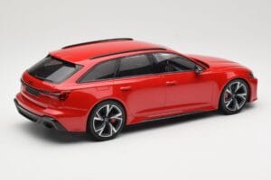 Audi RS6 C8 Avant Red Metallic Minichamps 1:18 155018010 Metalli — kuva 2 / 6