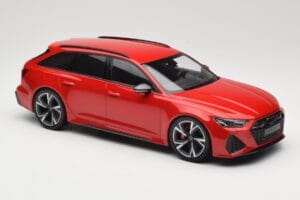 Audi RS6 C8 Avant Red Metallic Minichamps 1:18 155018010 Metalli — kuva 4 / 6