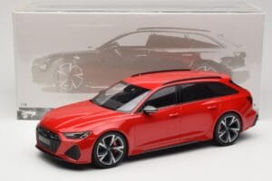 Audi RS6 C8 Avant Red Metallic Minichamps 1:18 155018010 Metalli — kuva 6 / 6