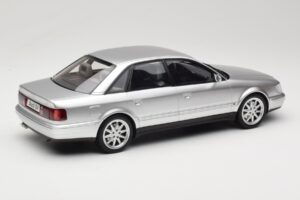 Audi S4 C4 4.2 V8 Crystal Silver Otto 1:18 OT464 Hartsi — kuva 2 / 6