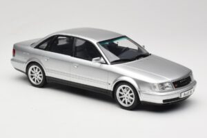 Audi S4 C4 4.2 V8 Crystal Silver Otto 1:18 OT464 Hartsi — kuva 4 / 6