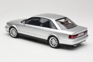Audi S4 C4 4.2 V8 Crystal Silver Otto 1:18 OT464 Hartsi — kuva 5 / 6