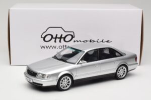Audi S4 C4 4.2 V8 Crystal Silver Otto 1:18 OT464 Hartsi — kuva 6 / 6