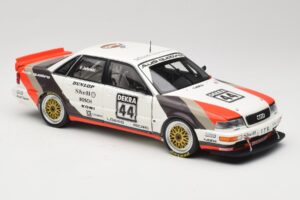 Audi V8 Quattro DTM #44 Team AZR F. Jelinski 1991 Minichamps 1:18 100911044 Metalli — kuva 7 / 8