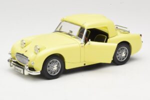Austin-Healey Sprite Mk1 Keltainen Revell 1:18 8835 Metalli — kuva 2 / 8
