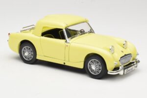 Austin-Healey Sprite Mk1 Keltainen Revell 1:18 8835 Metalli — kuva 6 / 8