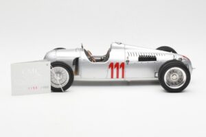 Auto Union Type C #111 H. Stuck Schauinsland Hillclimb Germany 1937 CMC 1:18 M-162 Metalli — kuva 3 / 6