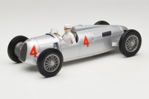 Auto Union Typ C #4 A. Varzi 2nd Place Monaco GP 1936 Minichamps 1:18 155361004 Metalli
