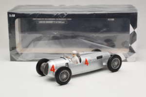Auto Union Typ C #4 A. Varzi 2nd Place Monaco GP 1936 Minichamps 1:18 155361004 Metalli — kuva 6 / 6