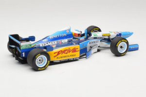 Benetton B195 Renault #1 M. Schumacher Benetton Formula French Grand Prix Winner 1995 Minichamps 1:18 100950001 Metalli — kuva 2 / 7
