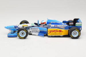 Benetton B195 Renault #1 M. Schumacher Benetton Formula French Grand Prix Winner 1995 Minichamps 1:18 100950001 Metalli — kuva 3 / 7