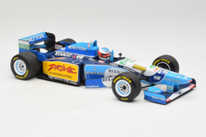 Benetton B195 Renault #1 M. Schumacher Benetton Formula French Grand Prix Winner 1995 Minichamps 1:18 100950001 Metalli — kuva 4 / 7