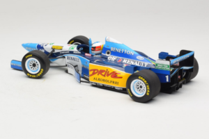Benetton B195 Renault #1 M. Schumacher Benetton Formula French Grand Prix Winner 1995 Minichamps 1:18 100950001 Metalli — kuva 5 / 7