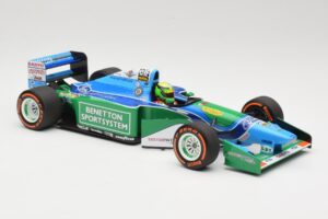 Benetton Ford B194 #5 M. Schumacher Demonstration Run Belgian GP 2017 Minichamps 1:18 510941705 Metalli — kuva 4 / 6