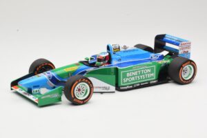 Benetton Ford B194 #5 M. Schumacher Demonstration Run Belgian GP 2017 Minichamps 1:18 510941705 Metalli