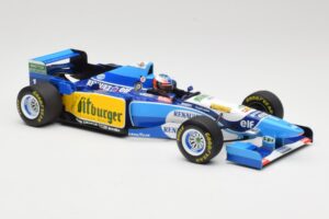 Benetton Renault B195 #1 M. Schumacher Winner Belgian GP 1995 Minichamps 1:18 510952901 Metalli — kuva 4 / 6